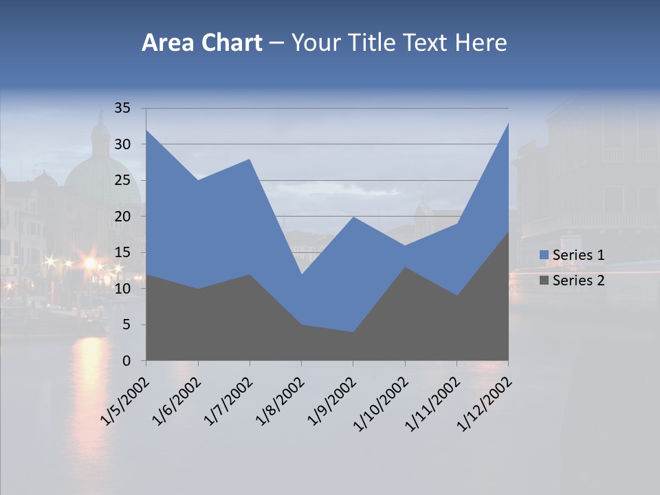 Town Panorama Old PowerPoint Template