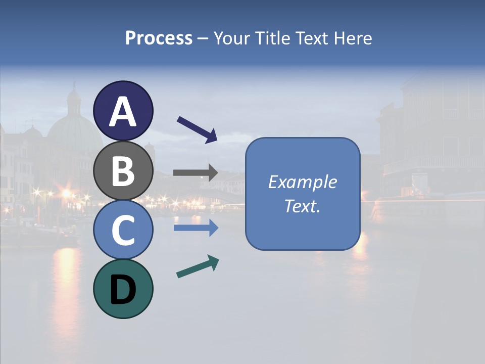 Town Panorama Old PowerPoint Template