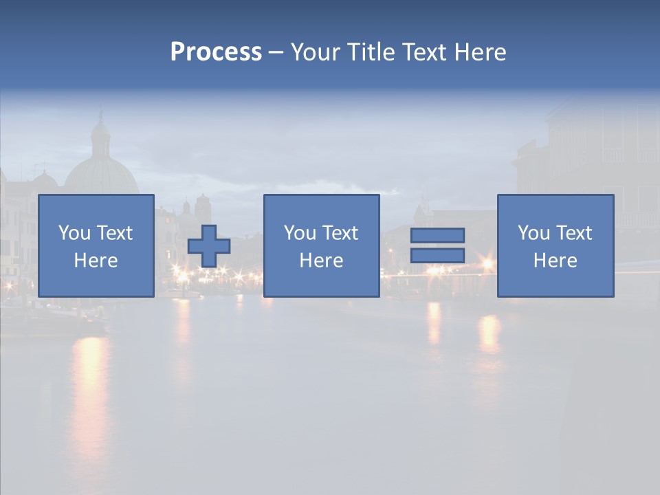 Town Panorama Old PowerPoint Template