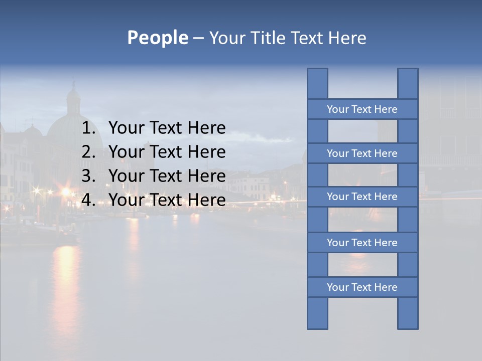 Town Panorama Old PowerPoint Template