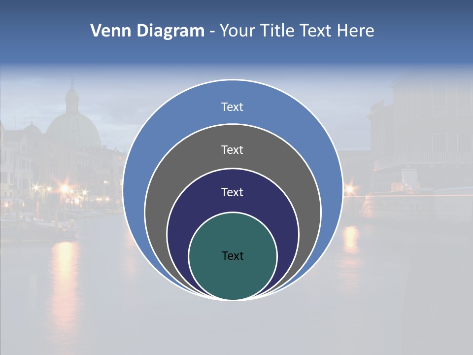 Town Panorama Old PowerPoint Template