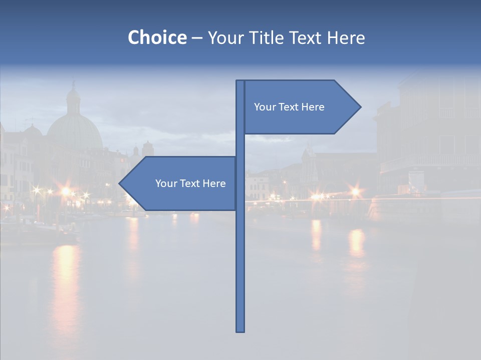 Town Panorama Old PowerPoint Template