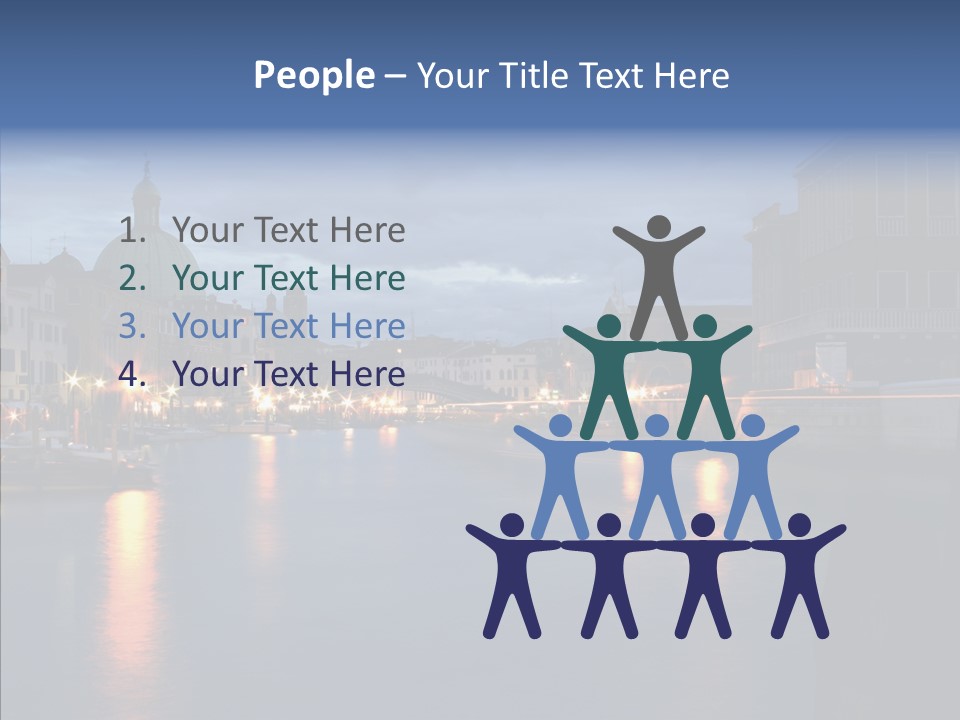 Town Panorama Old PowerPoint Template