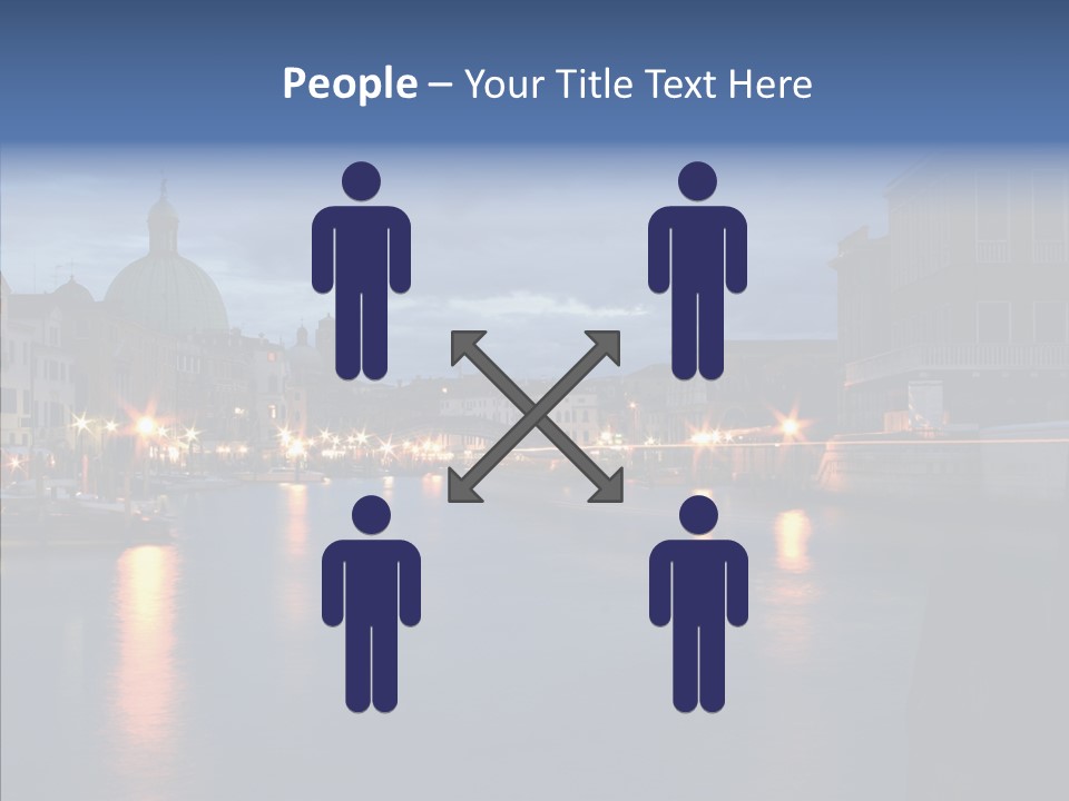 Town Panorama Old PowerPoint Template