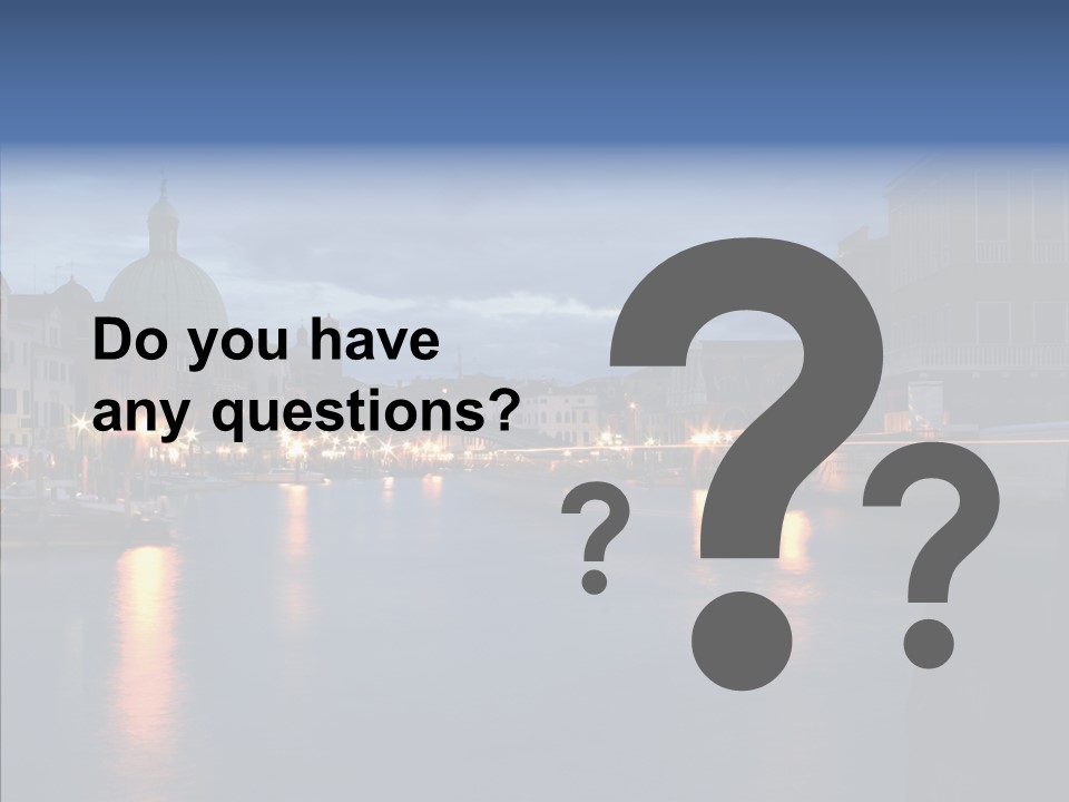 Town Panorama Old PowerPoint Template