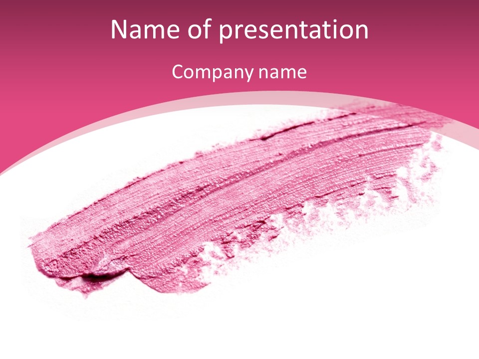 Fashion Blush Shade PowerPoint Template