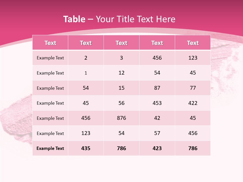 Fashion Blush Shade PowerPoint Template