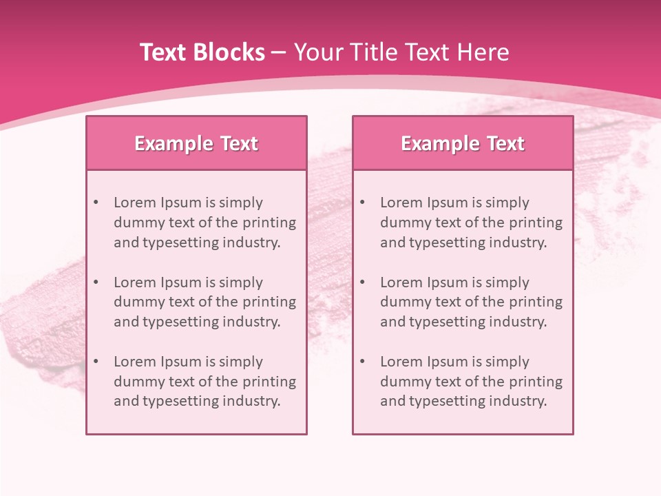 Fashion Blush Shade PowerPoint Template