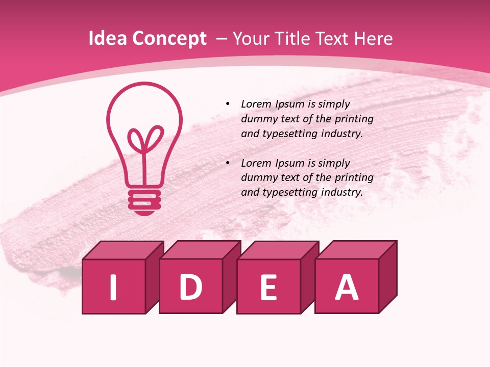 Fashion Blush Shade PowerPoint Template