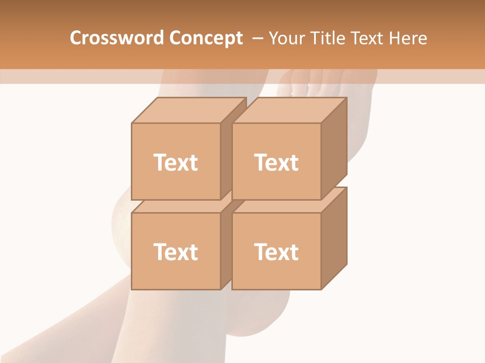 Nail Foot Girl PowerPoint Template