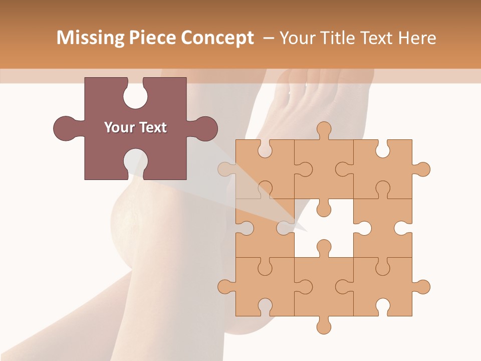 Nail Foot Girl PowerPoint Template