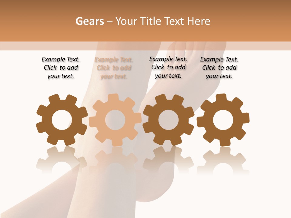 Nail Foot Girl PowerPoint Template