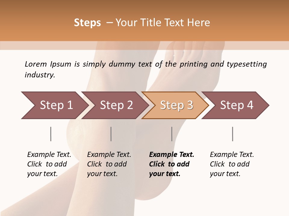 Nail Foot Girl PowerPoint Template