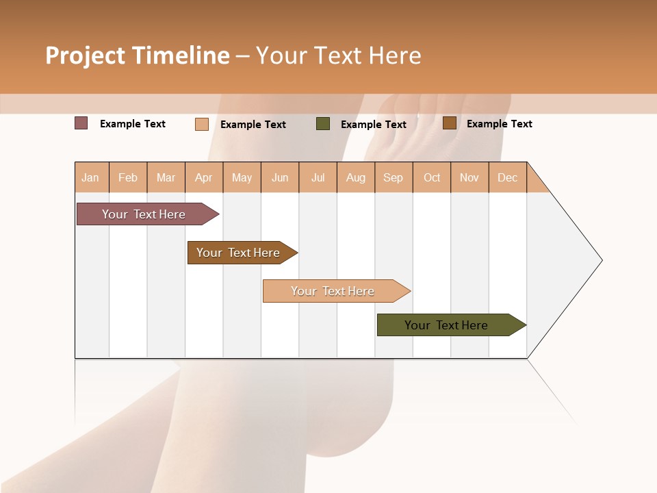 Nail Foot Girl PowerPoint Template