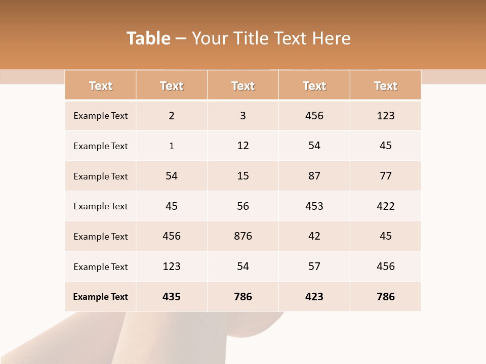 Nail Foot Girl PowerPoint Template