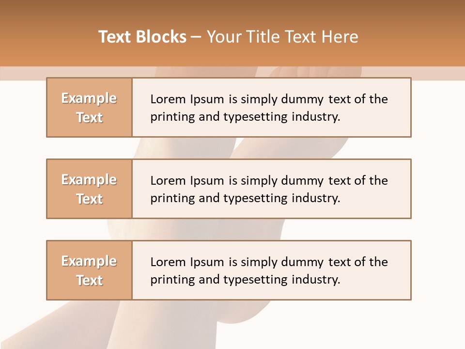 Nail Foot Girl PowerPoint Template