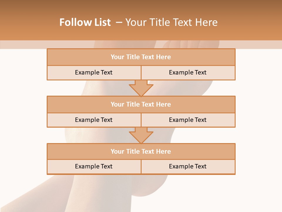 Nail Foot Girl PowerPoint Template