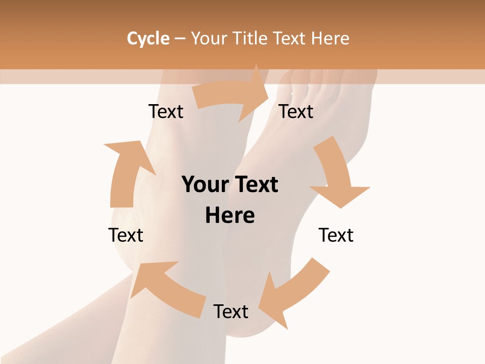 Nail Foot Girl PowerPoint Template