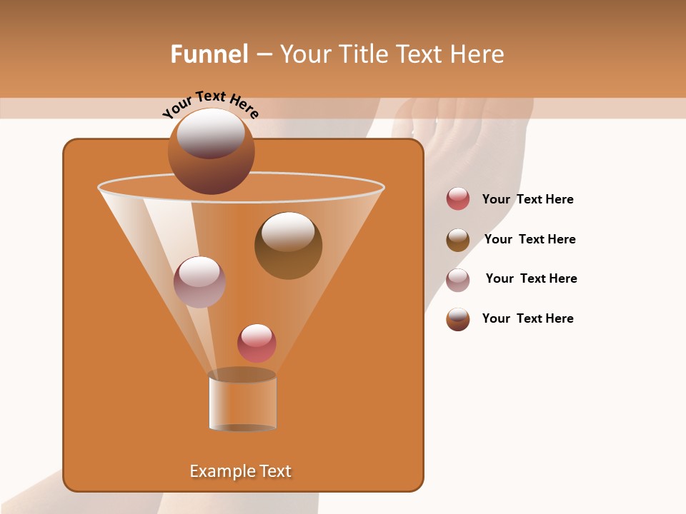 Nail Foot Girl PowerPoint Template