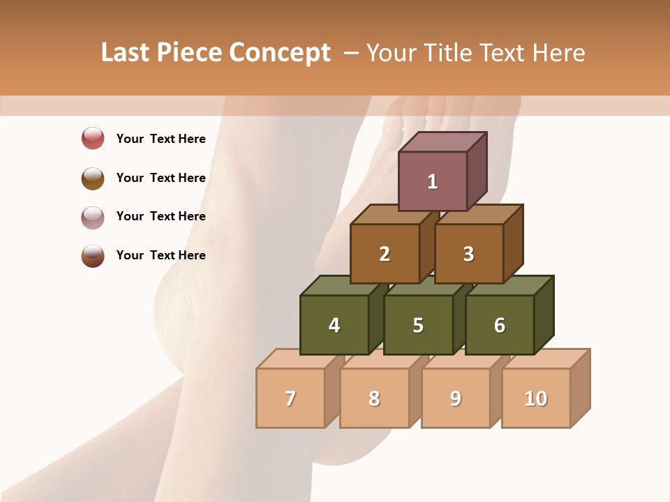 Nail Foot Girl PowerPoint Template