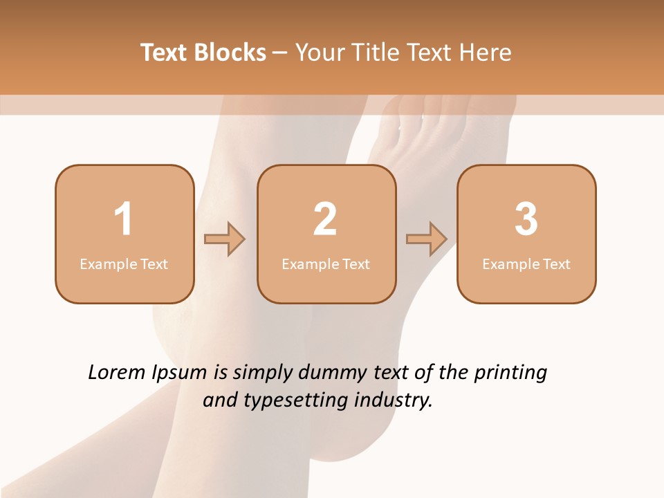 Nail Foot Girl PowerPoint Template