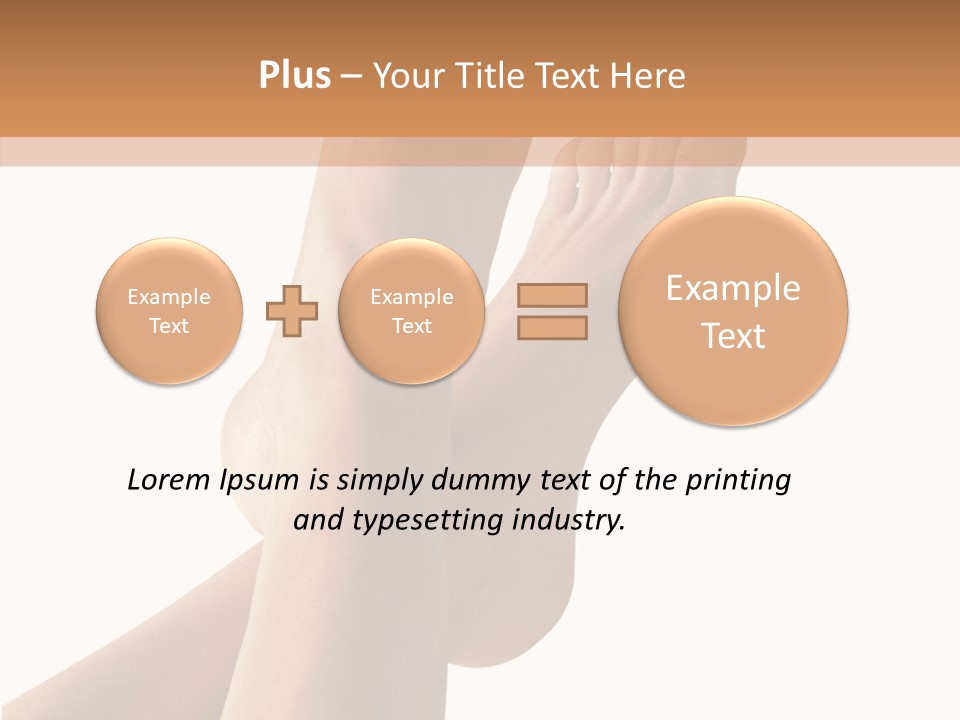 Nail Foot Girl PowerPoint Template