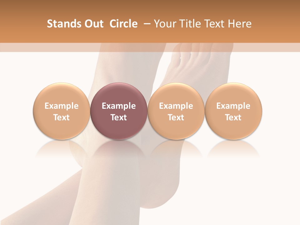 Nail Foot Girl PowerPoint Template