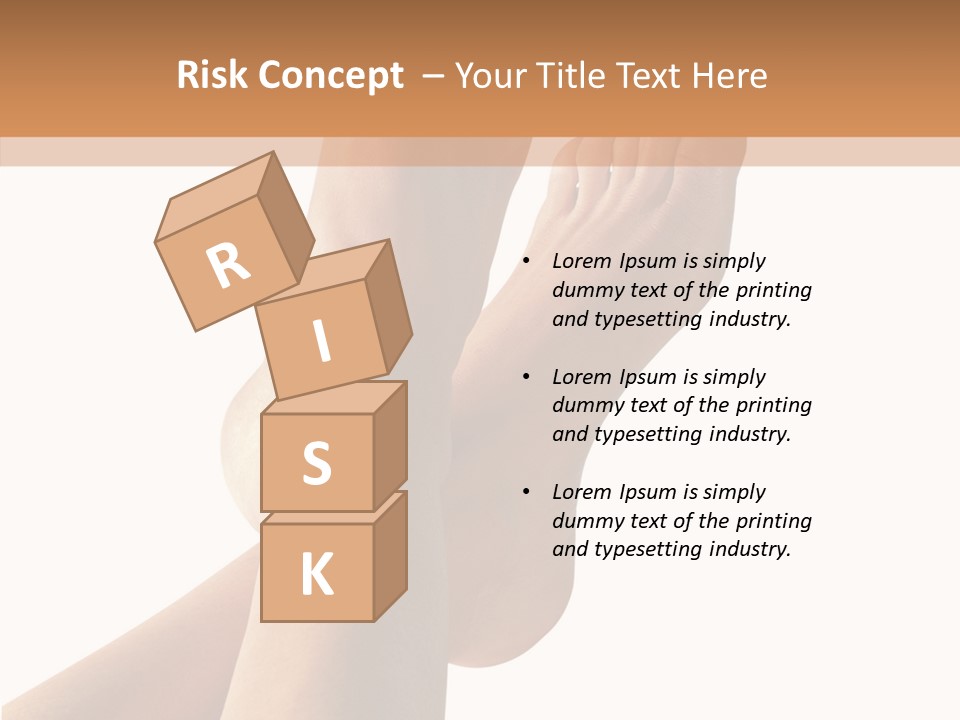 Nail Foot Girl PowerPoint Template