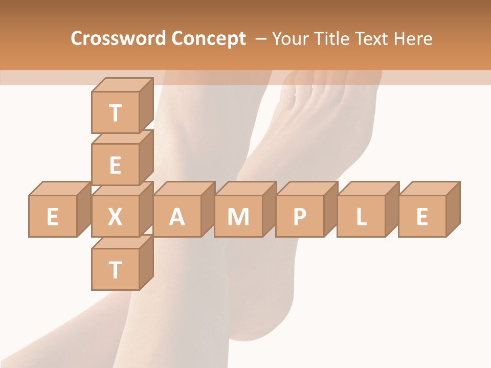 Nail Foot Girl PowerPoint Template