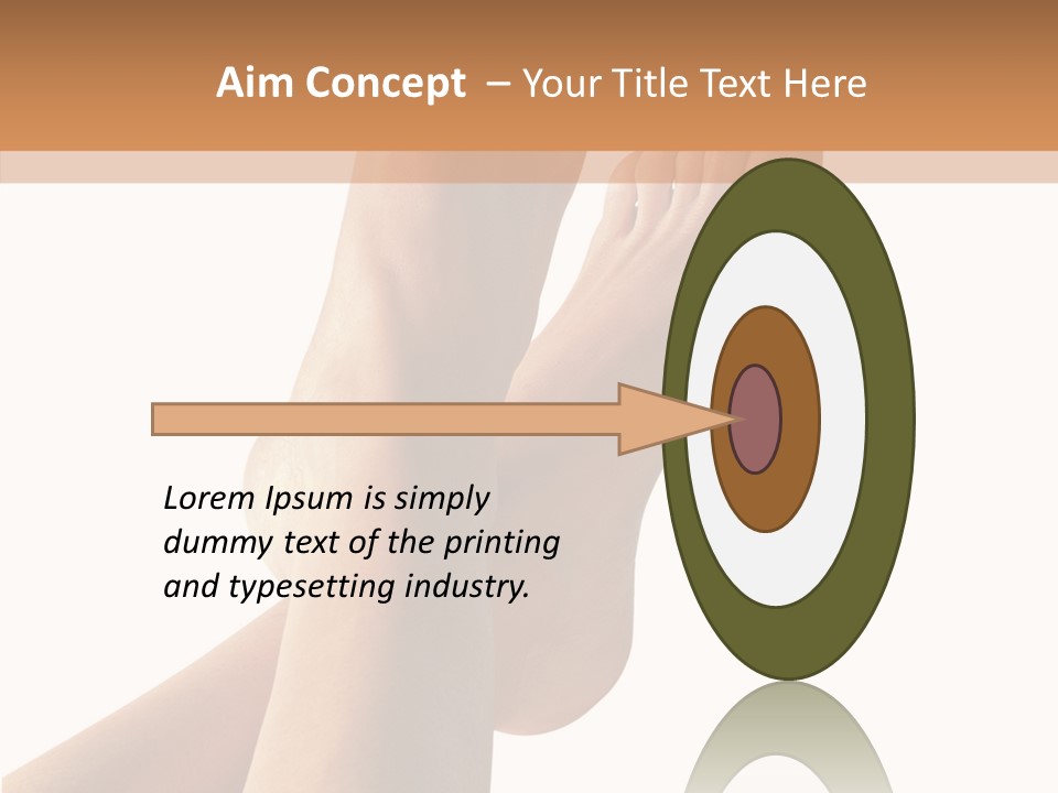 Nail Foot Girl PowerPoint Template