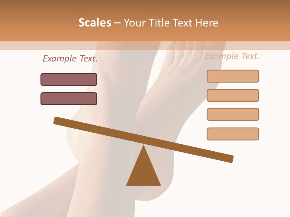 Nail Foot Girl PowerPoint Template