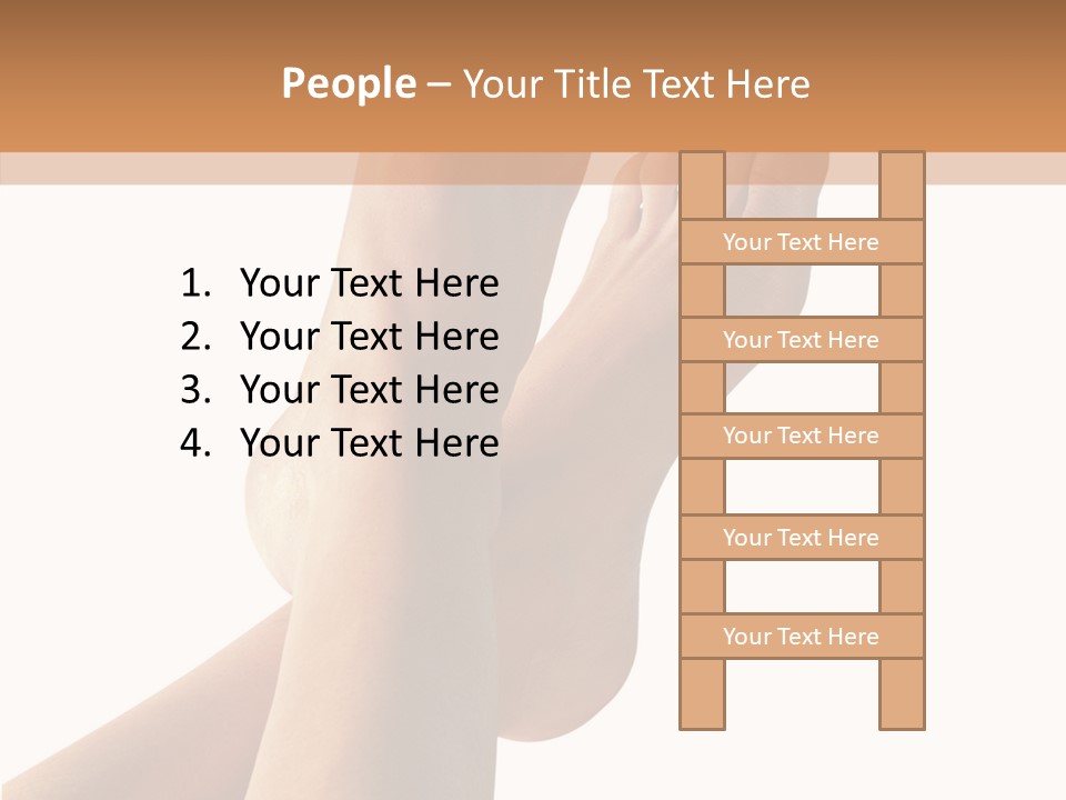 Nail Foot Girl PowerPoint Template