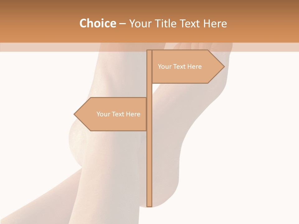 Nail Foot Girl PowerPoint Template