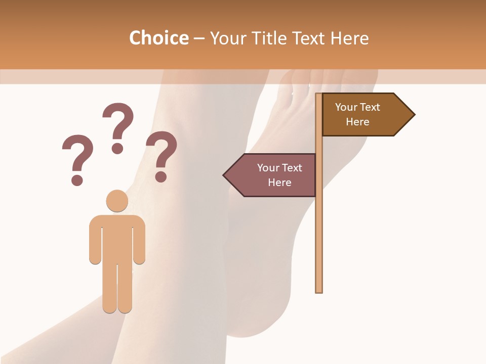 Nail Foot Girl PowerPoint Template