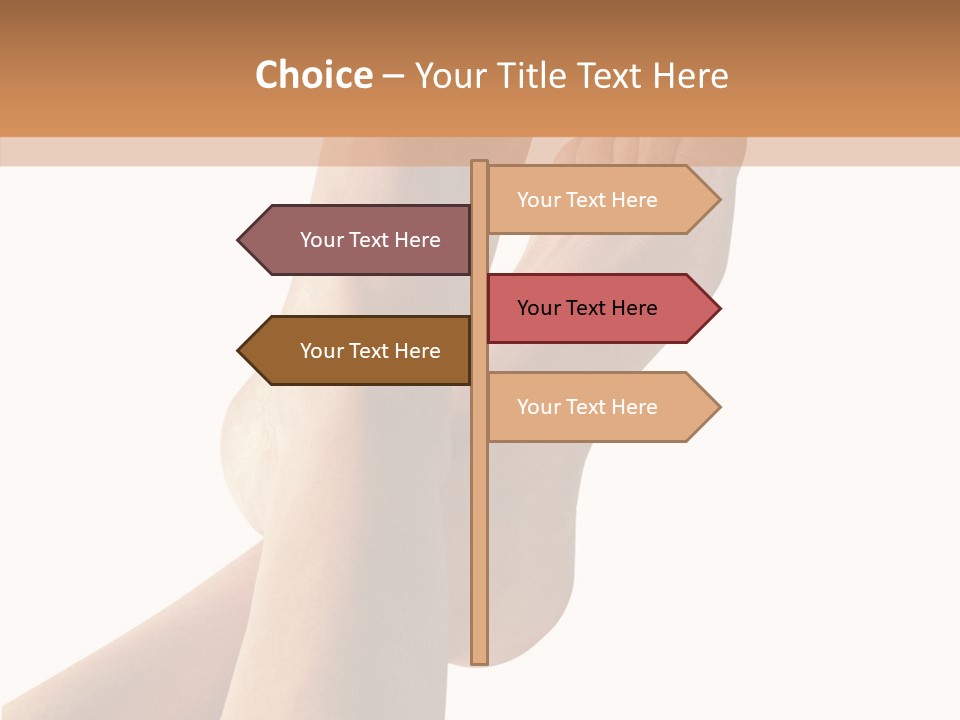 Nail Foot Girl PowerPoint Template