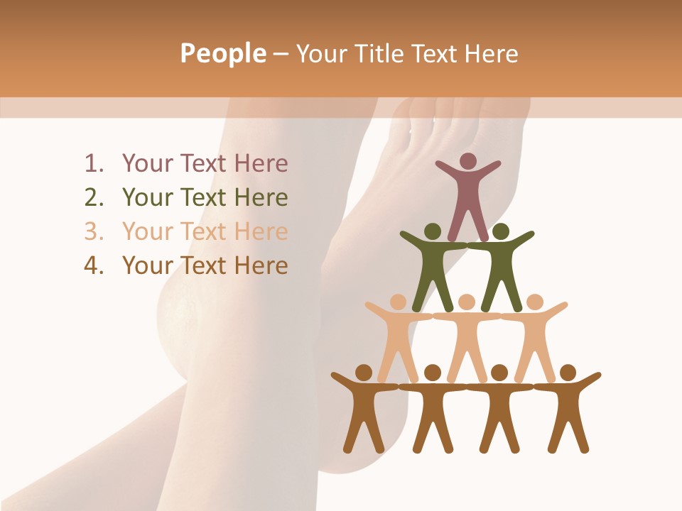 Nail Foot Girl PowerPoint Template