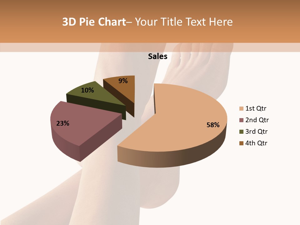 Nail Foot Girl PowerPoint Template
