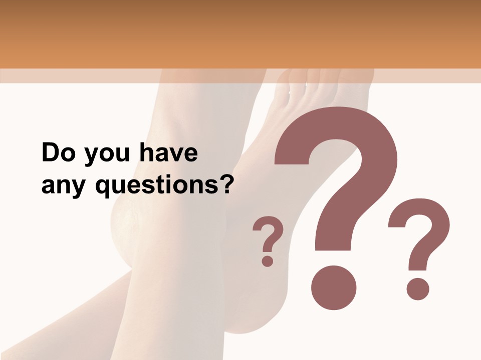 Nail Foot Girl PowerPoint Template