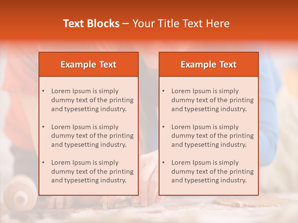 Preparation Happy Sweet PowerPoint Template