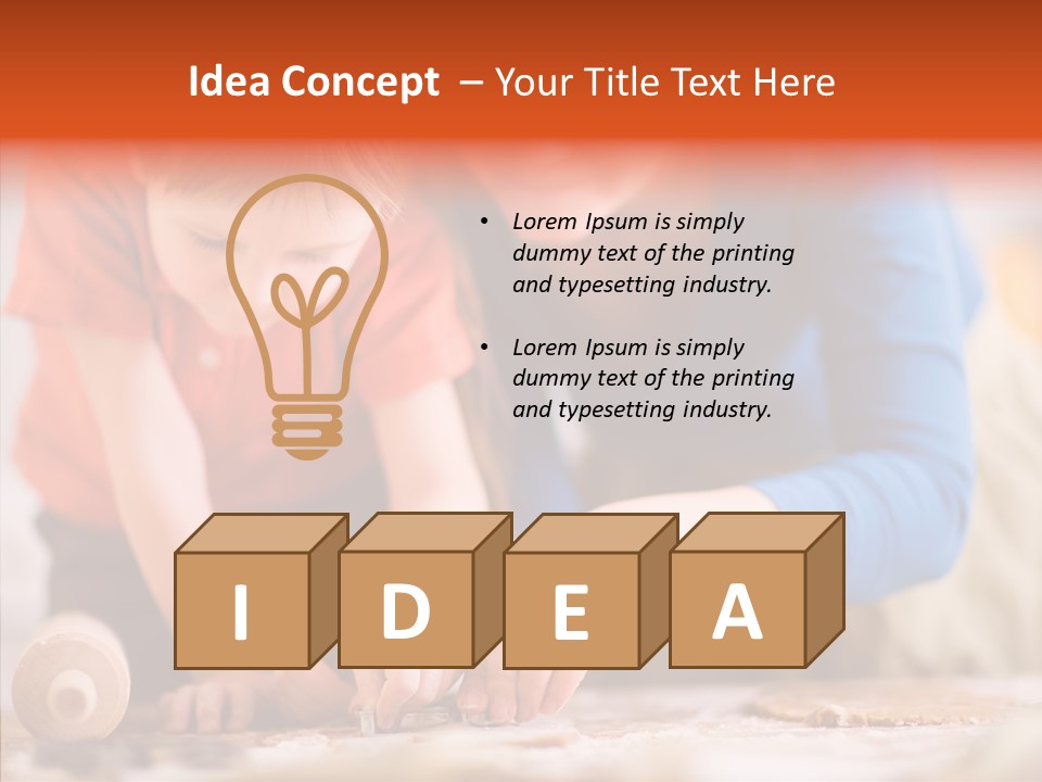 Preparation Happy Sweet PowerPoint Template