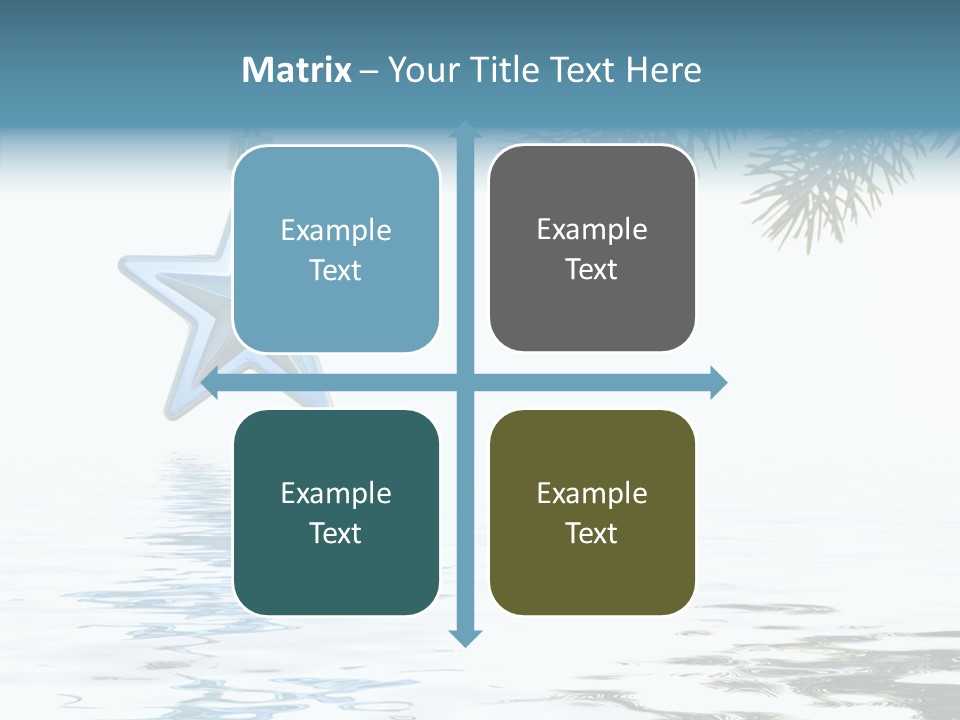 Christmas Santa Home PowerPoint Template