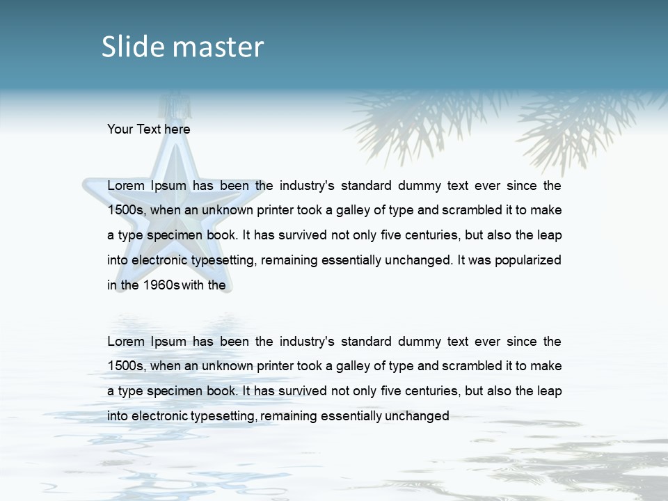 Christmas Santa Home PowerPoint Template