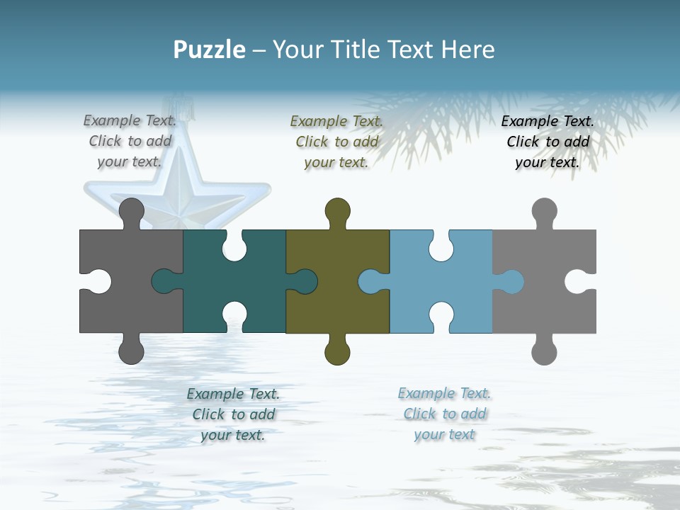 Christmas Santa Home PowerPoint Template