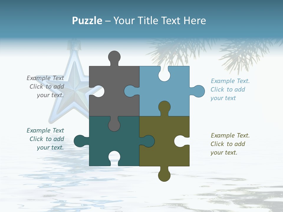 Christmas Santa Home PowerPoint Template