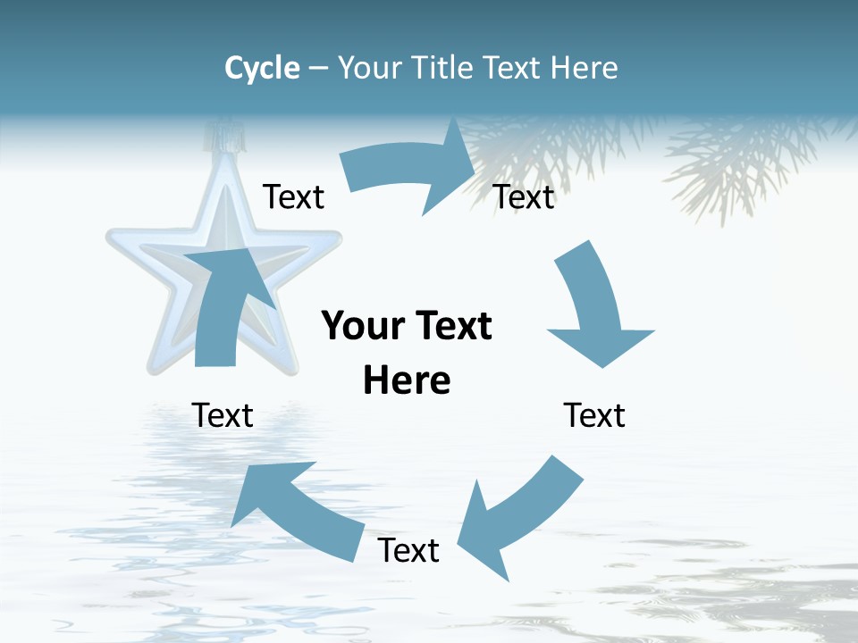 Christmas Santa Home PowerPoint Template