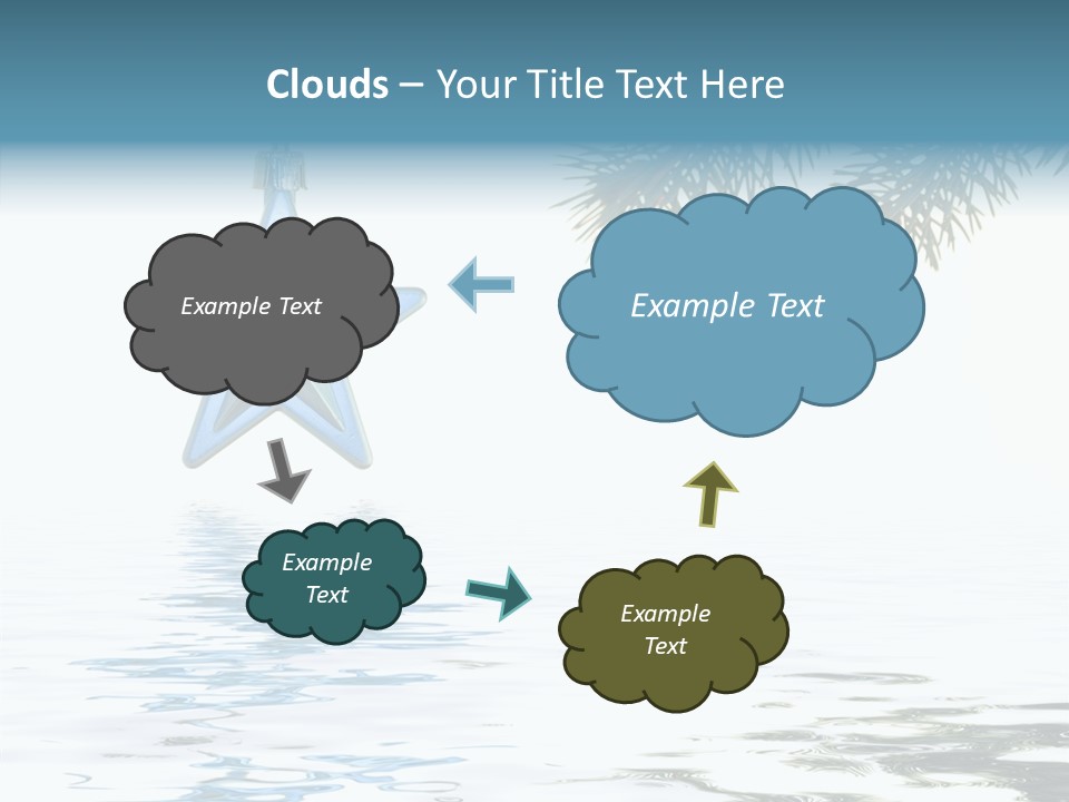 Christmas Santa Home PowerPoint Template