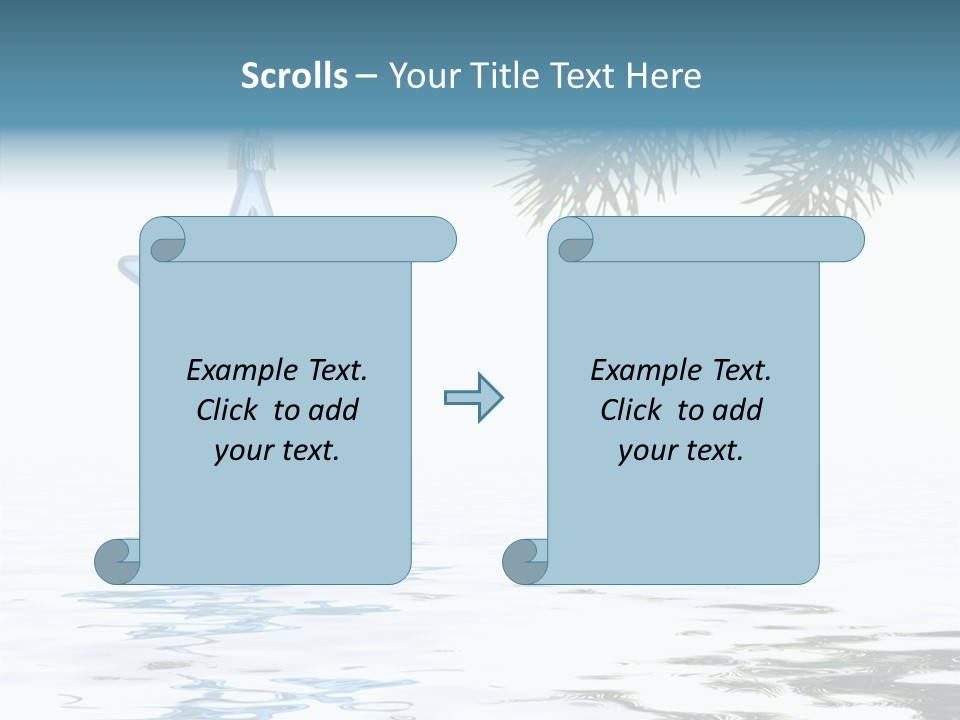 Christmas Santa Home PowerPoint Template