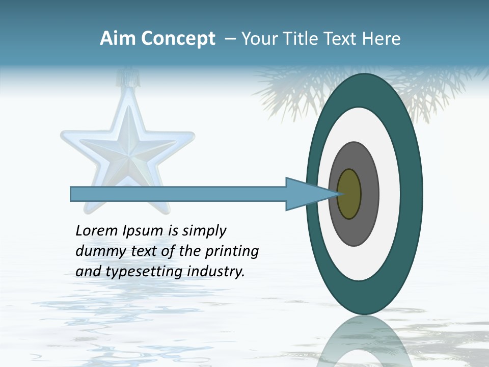 Christmas Santa Home PowerPoint Template