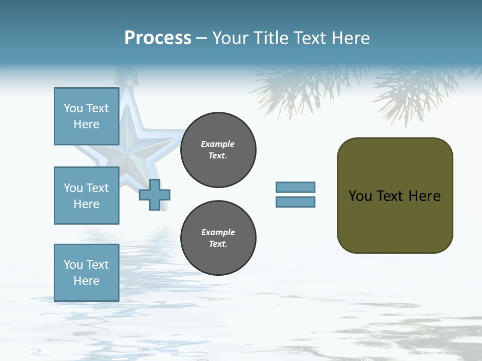 Christmas Santa Home PowerPoint Template