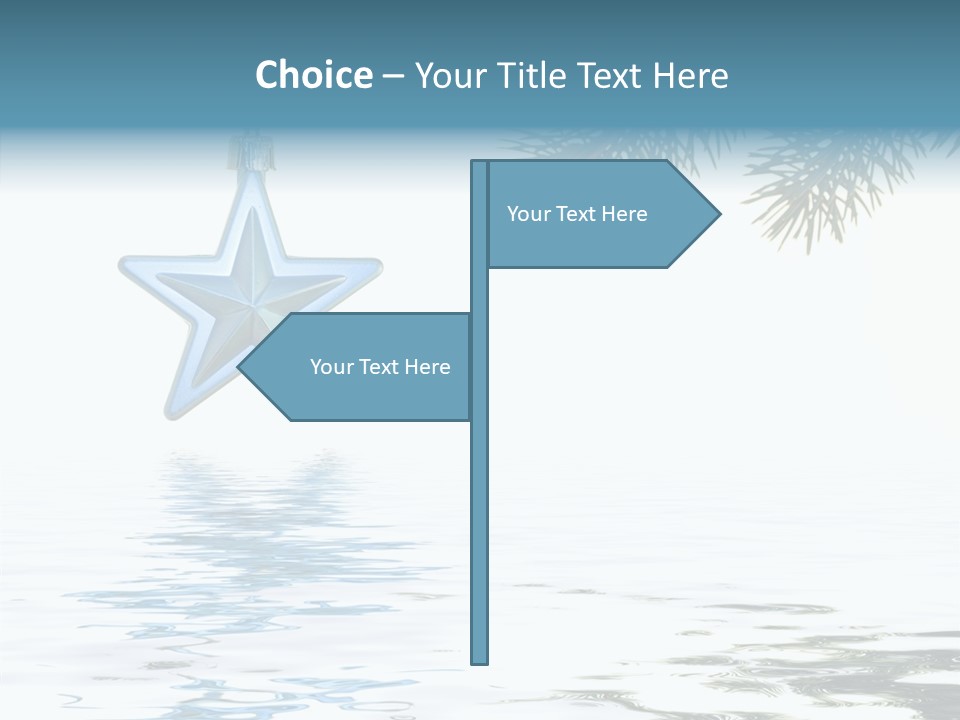 Christmas Santa Home PowerPoint Template